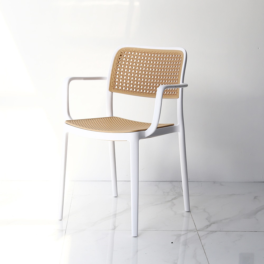 영가구[샘플상품] 필더 암체어 라탄 인테리어 디자인 카페 의자